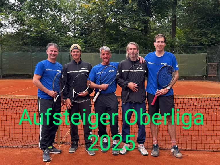 OTeV beweist Nervenstärke: Herren-40-Mannschaft gewinnt Finale um Landesliga-Meisterschaft und Oberliga-Aufstieg
